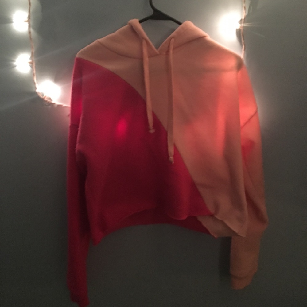 Pink crop sweatshirt